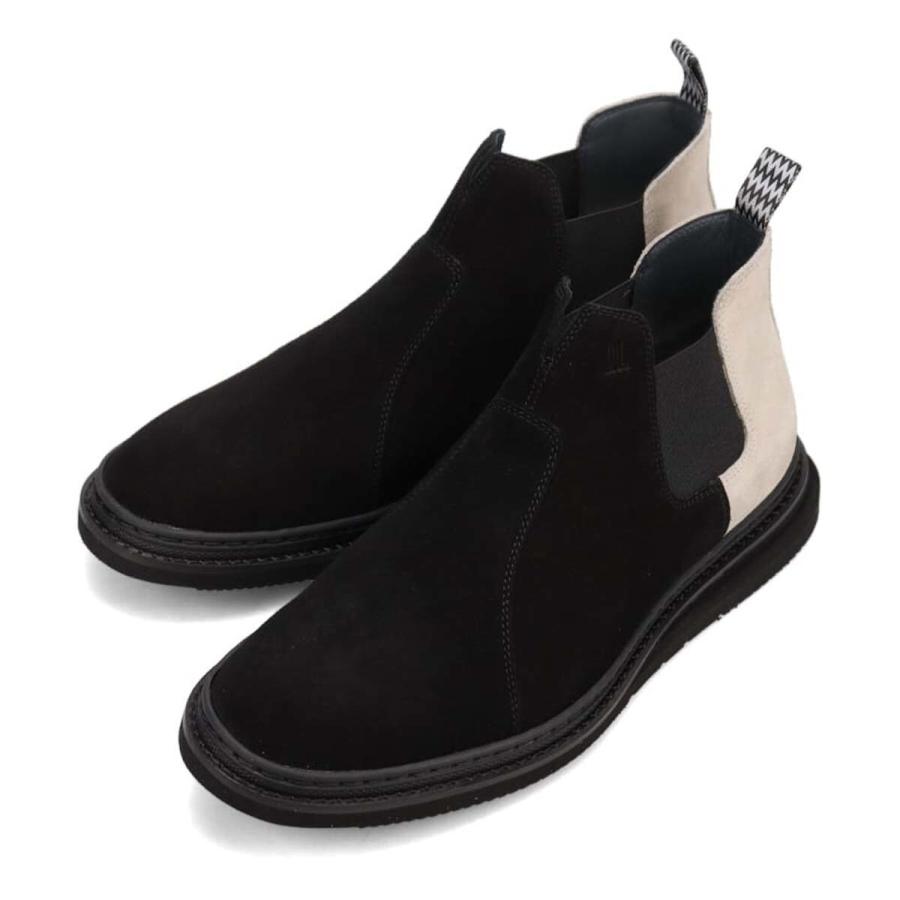 【美品】LANVIN en Bleu サイドゴアブーツ ブラック レザー LANVIN en Bleu カラーコンビネーションサイドゴアブーツ : マルイ