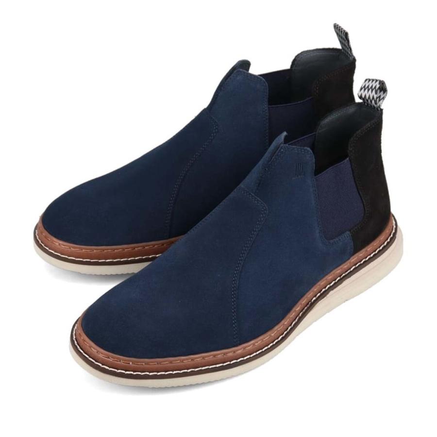 LANVIN en Bleu カラーコンビネーションサイドゴアブーツ : マルイ