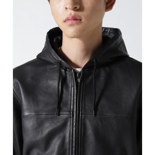 AVIREX（アヴィレックス） 《WEB＆DEPOT限定》LEATHER HOODIE／レザー