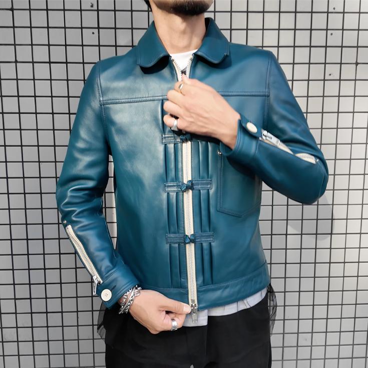 VaLLet 本革 レザージージャン メンズ ヴァレット VALLET06VGの画像