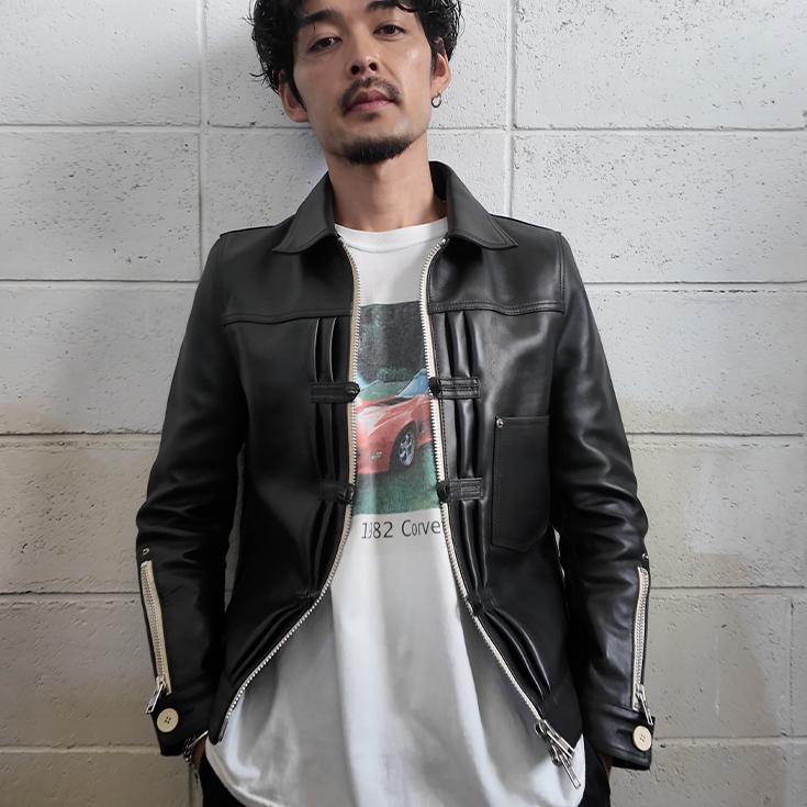 VaLLet 本革 レザージージャン メンズ ヴァレット VALLET06VGの画像