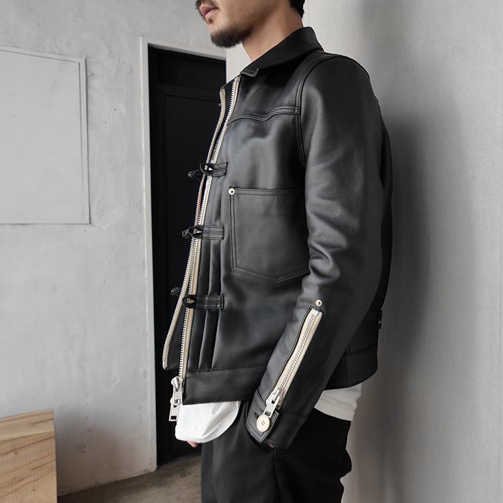 VaLLet 本革 レザージージャン メンズ ヴァレット VALLET06VGの画像