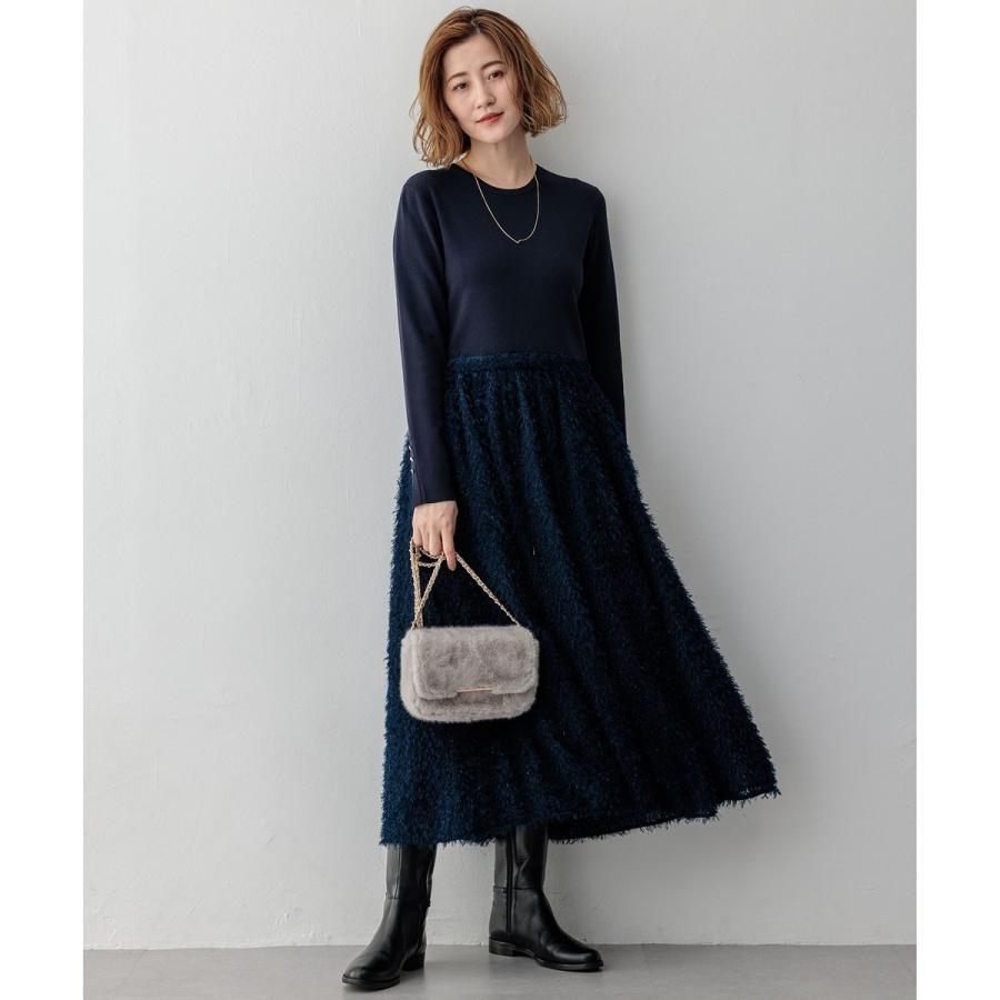 23区 【滝沢眞規子さん着用/一部店舗限定/洗える】ニットコンビジャ