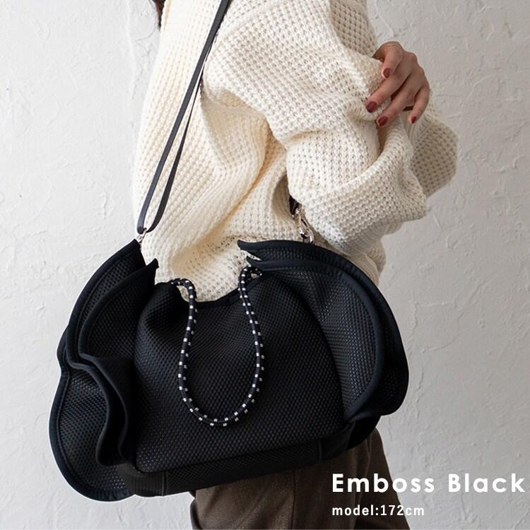 VitaFelice（ヴィータフェリーチェ） フリル2wayトートバッグ【aroco