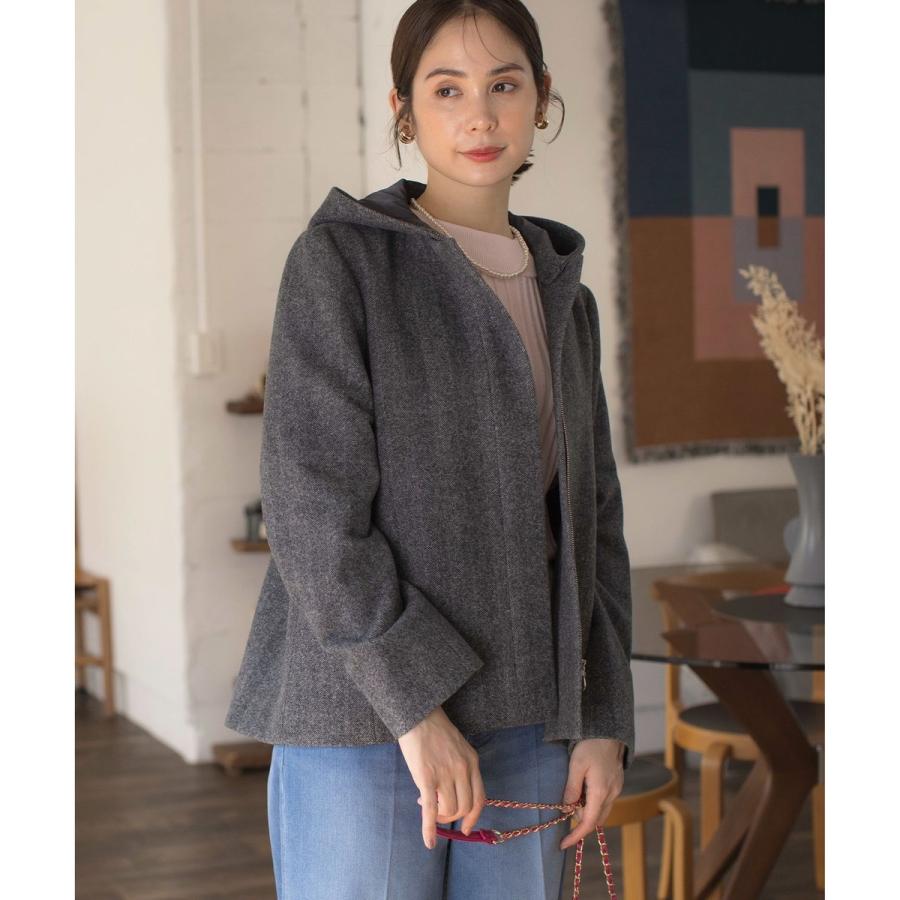 組曲（KUMIKYOKU） 【2WAY】ウールモッサ ショートコート : マルイ