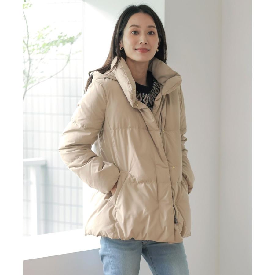 極美品 J.PRESS ショート ダウンコート ベージュ 9 Mサイズ 新品 J.PRESS（J.プレス） 【洗える】ブラッシュドマルチポリ ショート