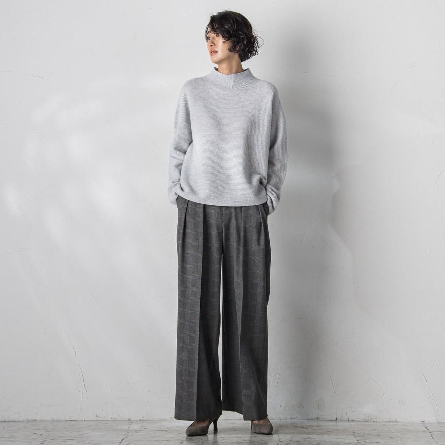 la.f（ラ・エフ） グレンチェックパンツ≪洗濯機で洗える