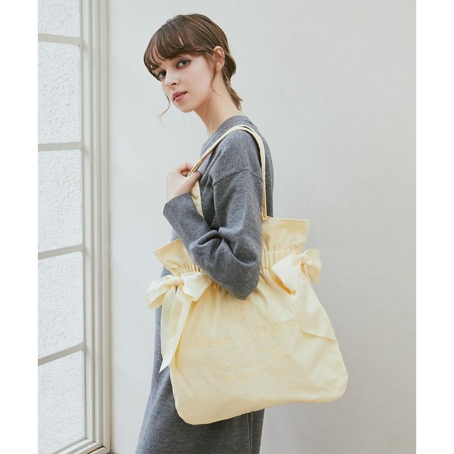 Maison de FLEUR（メゾンドフルール） EC限定 キャンバスダブルリボン