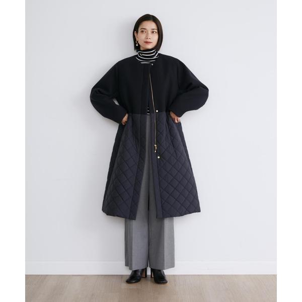 INED　コンビキルティングコート INED（イネド） コンビキルティングコート : マルイ(丸井)Yahoo!店