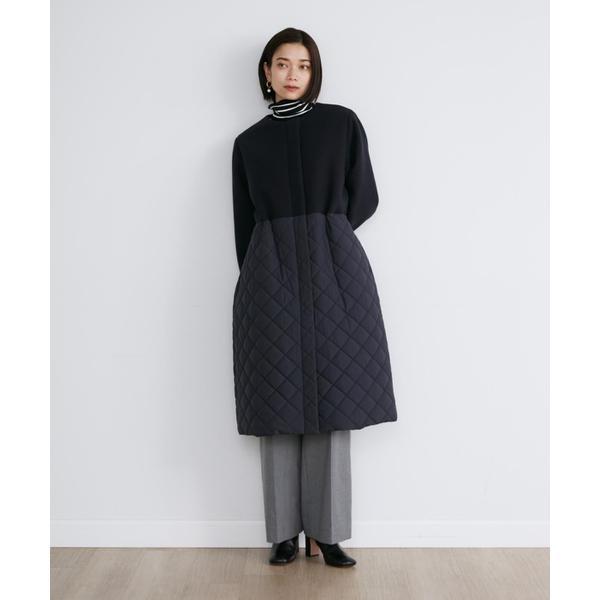 INED（イネド） コンビキルティングコート : マルイ(丸井)Yahoo!店