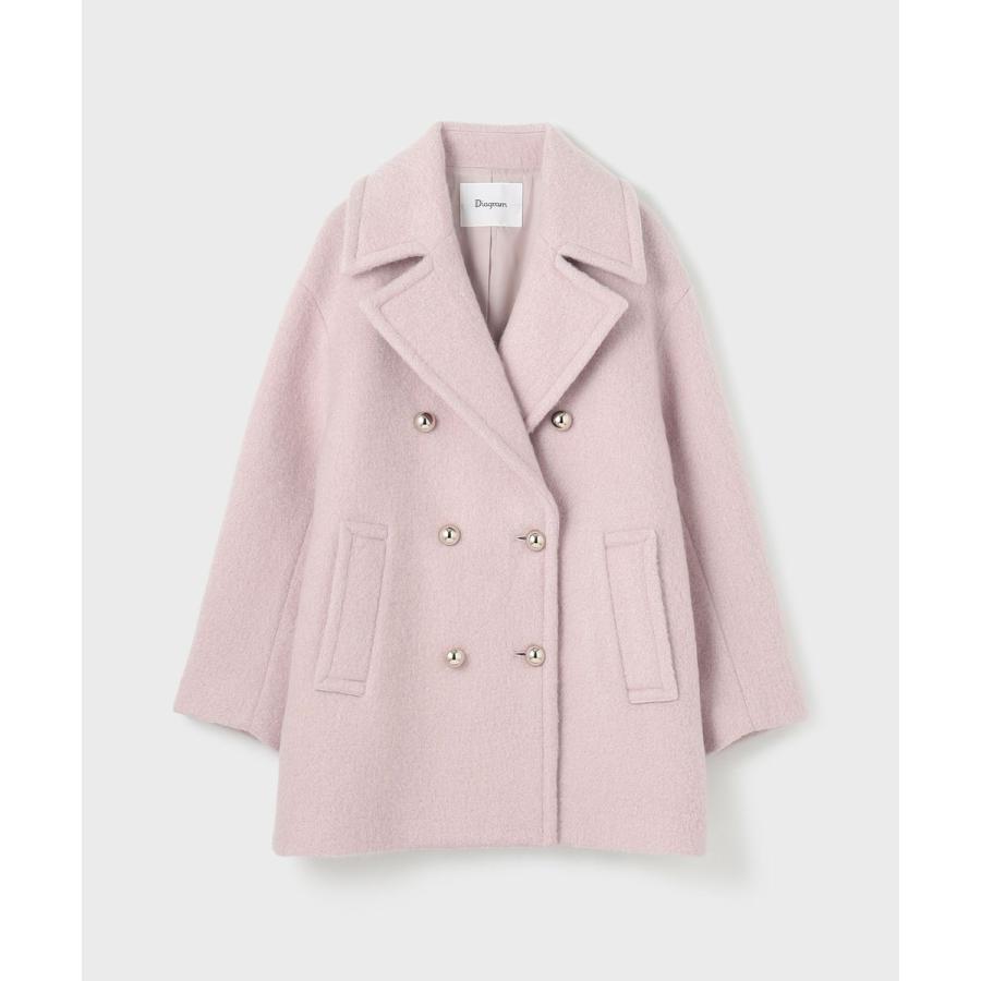 GRACE CONTINENTAL シャギーコート ピンク GRACE CONTINENTAL