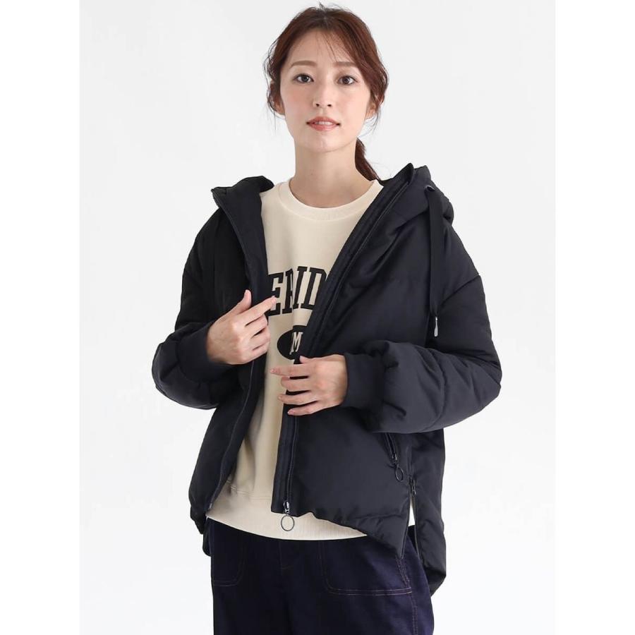 【美品】YAMADAYA soeur7 フードミドルダウンブルゾン　ブラック フードミドルダウンブルゾン : マルイ(丸井)Yahoo!店 - 通販 - Yahoo