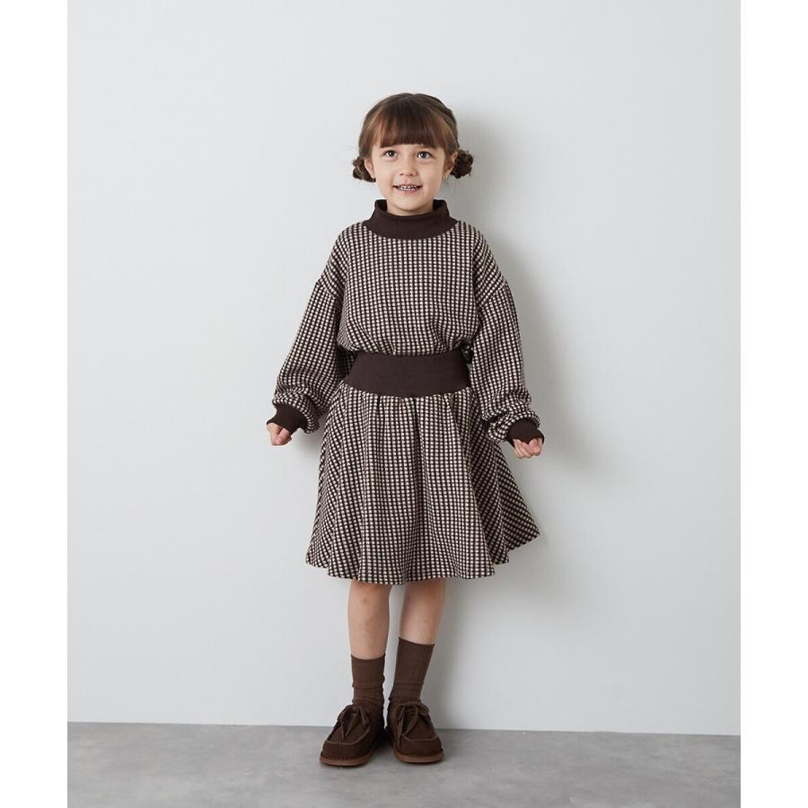 riziere（リジェール） ブロックチェックニットソースカート : マルイ