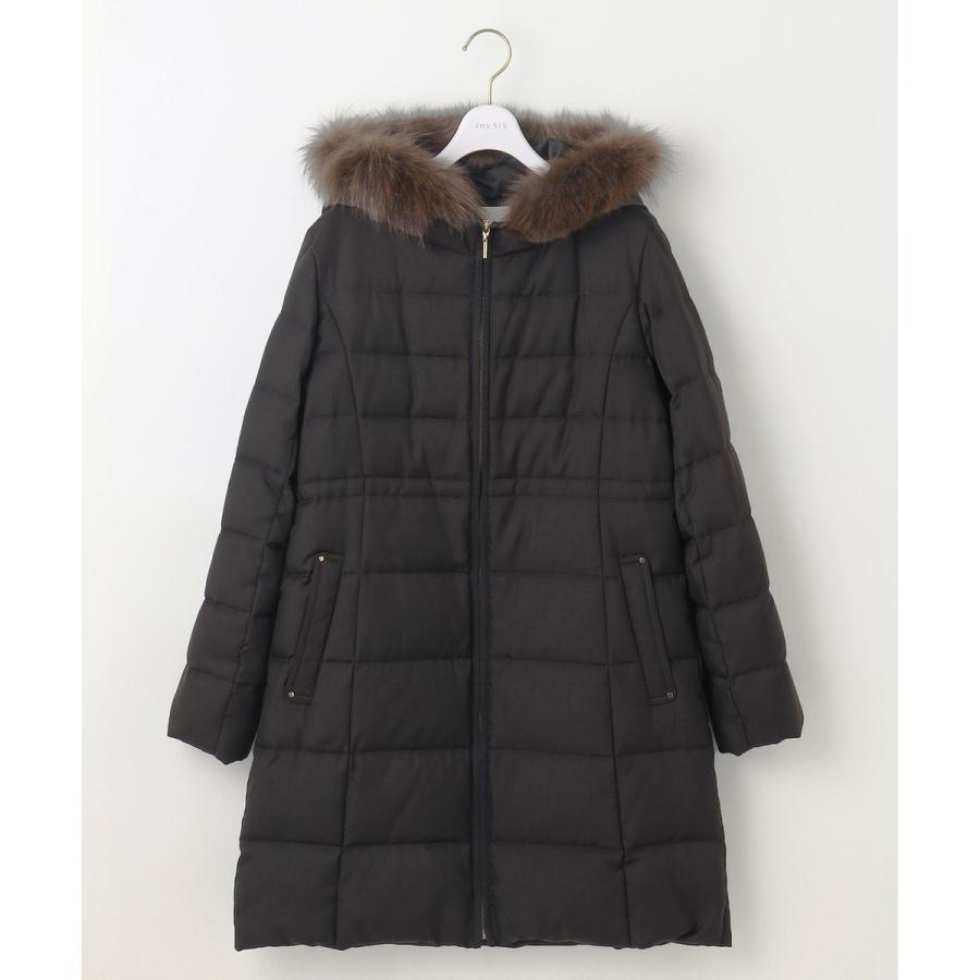 ANY SIS（エニィスィス） 【撥水・洗える】リッチファーフードロング