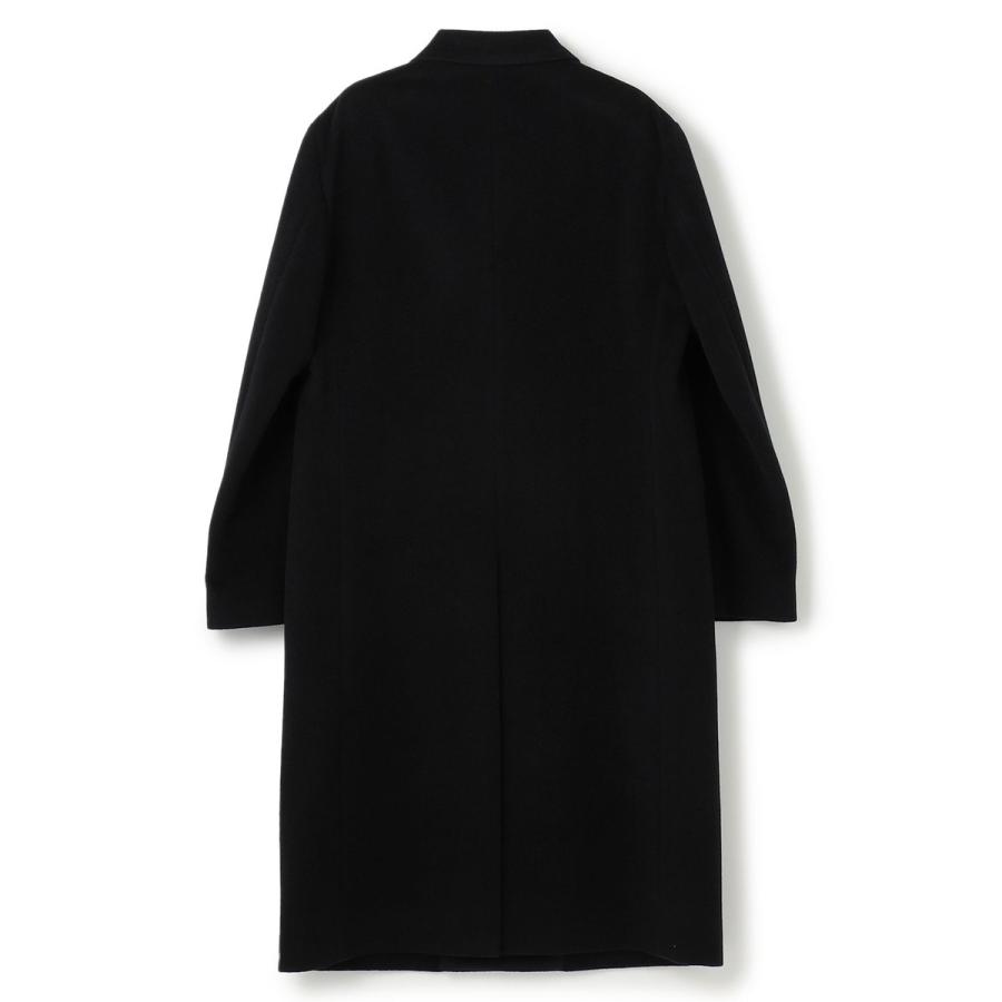【WEB限定】グロッシーウール　ダブルブレストチェスターコートの画像