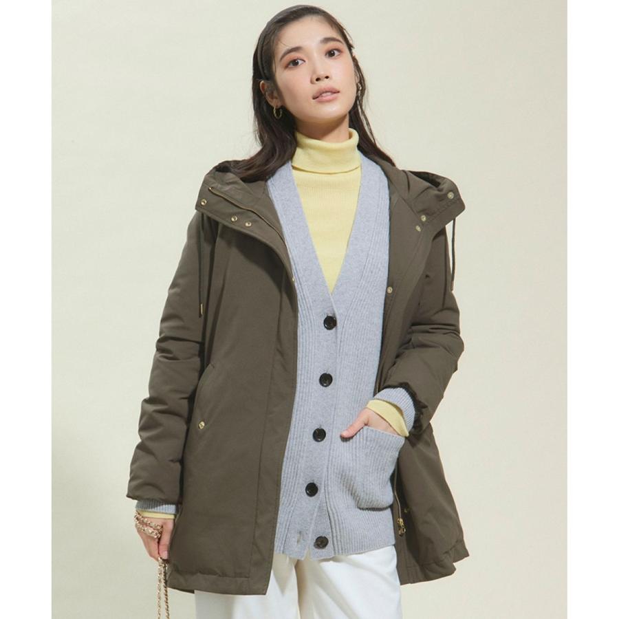 23区 【滝沢眞規子さん着用/一部店舗限定/撥水加工】ミリタリー ダウン