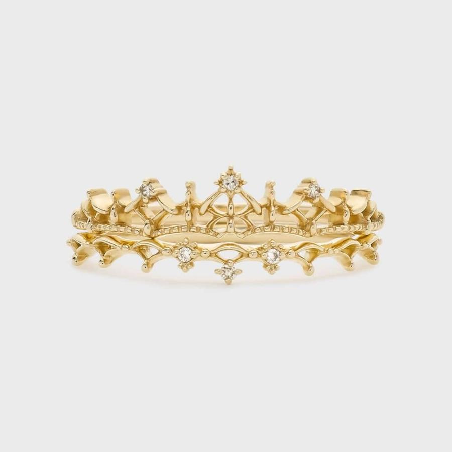 【Pocket Ring】K10ダイヤモンドリングの画像