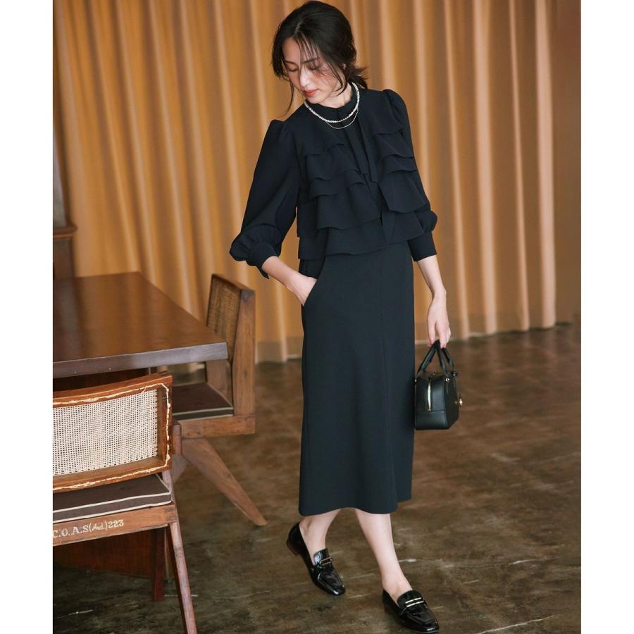 組曲（KUMIKYOKU） 【KUMIKYOKU NAVY】コンフォータブルドレープ