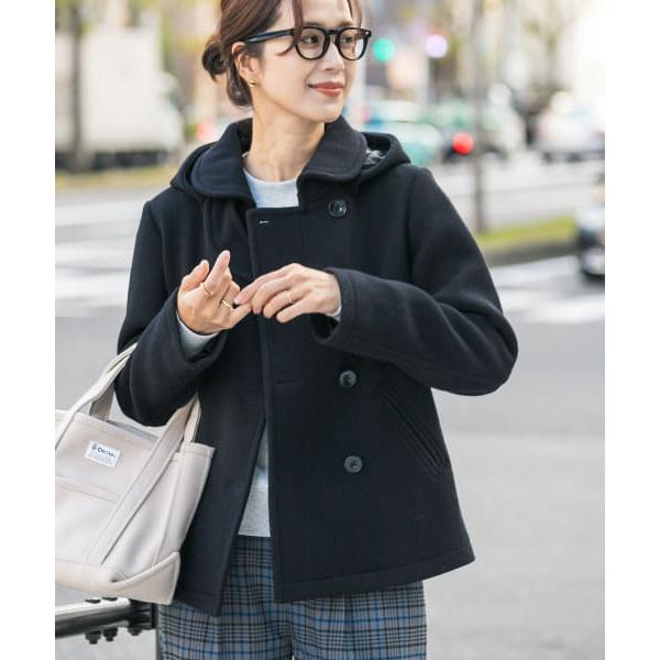 アーバンリサーチ ショールカラー 2way ショートコート M グレー 美品 URBAN RESEARCH DOORS ショールカラー2WAYショートコート