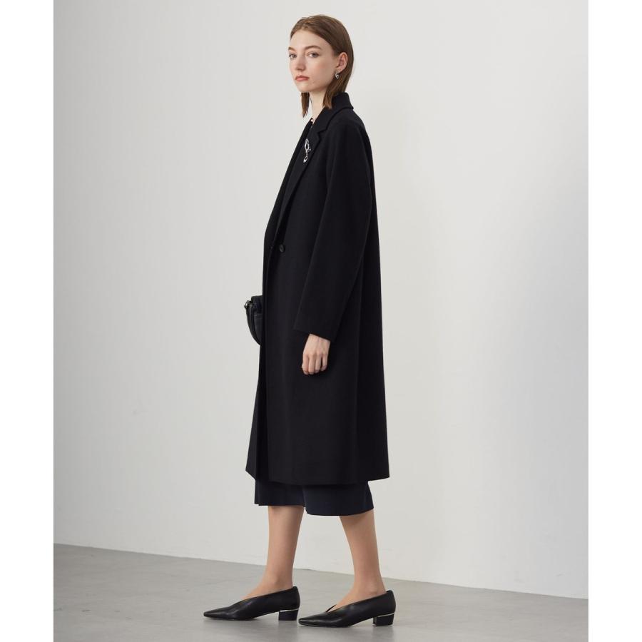 ICB（アイシービー） ウールカシミヤメルトン チェスターコート