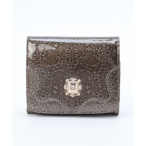 未使用タグ付　アナスイ　がま口　3つ折財布　ルーミー　ベージュ　袋・カード付 ANNA SUI（アナスイ） ルーミー 二つ折り財布 : マルイ(丸井)Yahoo!店