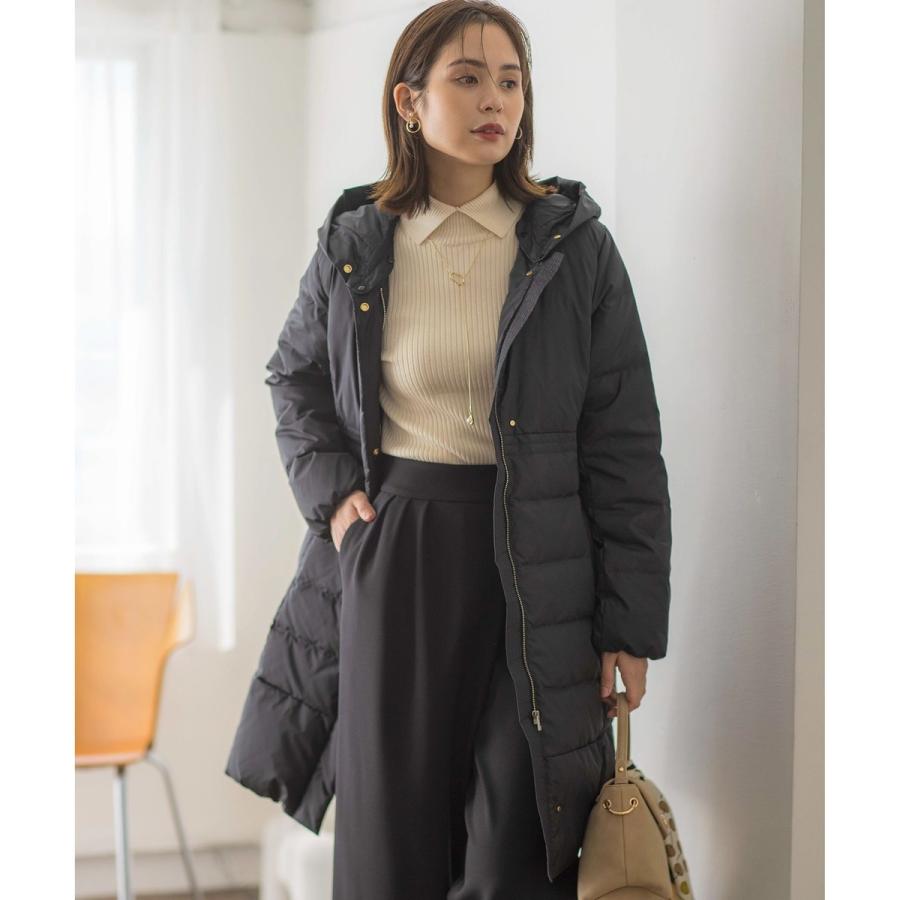 洗える】ライトタフタロングダウンコート 洗える】ライトタフタ