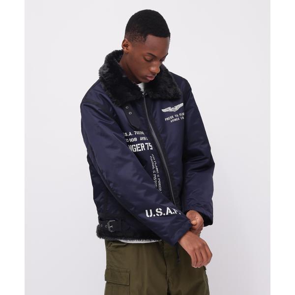 AVIREX（アヴィレックス） 《WEB＆DEPOT限定》MULTI STENCIL NYLON B-3