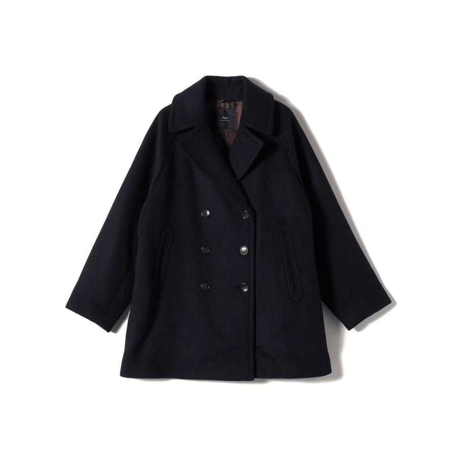 美品　SHIPS Primary NavyLabel　ウール　Pコート　ネイビー SHIPS Primary Navy Label:ネイビー Pコート : マルイ(丸井)Yahoo!店