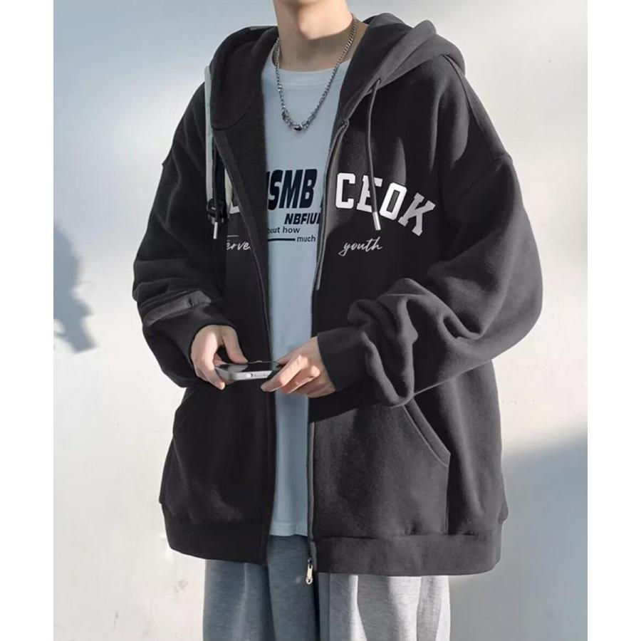NEW GENTLEMAN REONCEOK オーバーサイズ ジップアップ ビッグパーカー