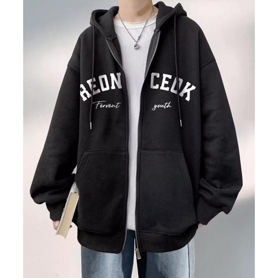 NEW GENTLEMAN REONCEOK オーバーサイズ ジップアップ ビッグパーカー