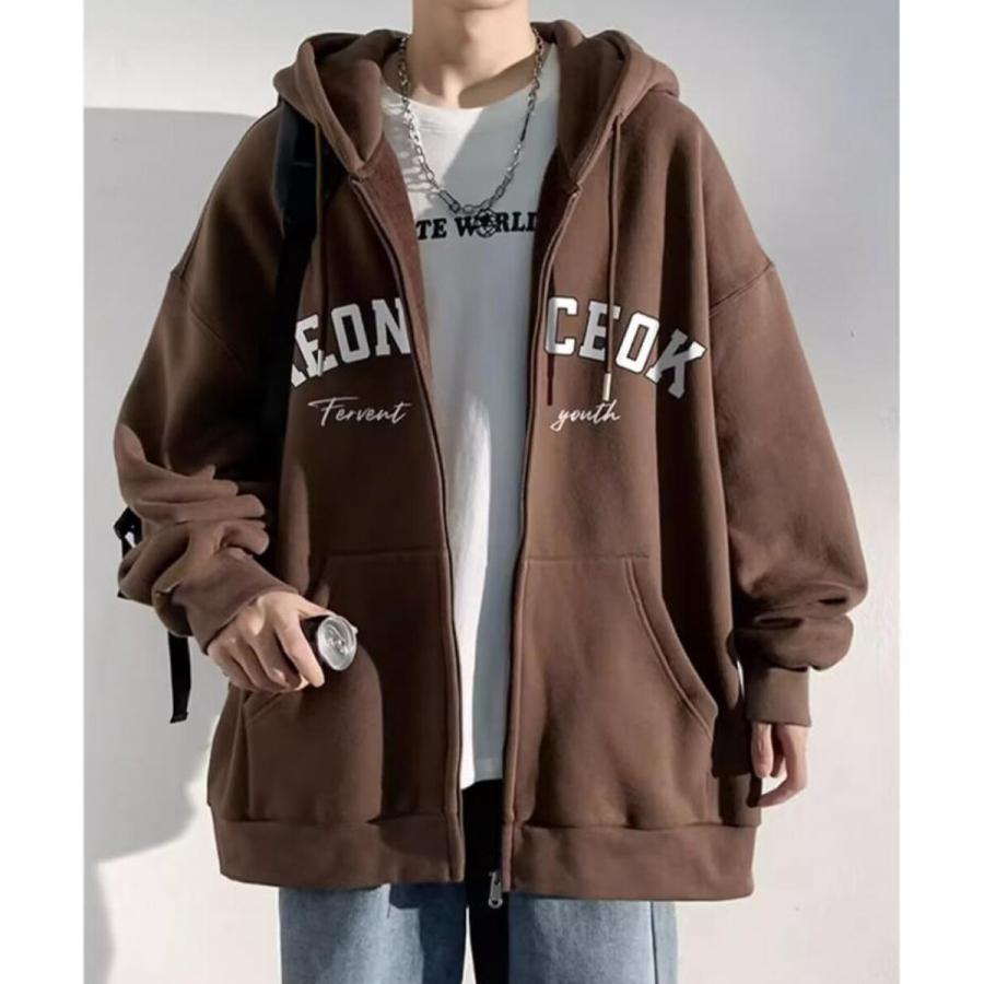 NEW GENTLEMAN REONCEOK オーバーサイズ ジップアップ ビッグパーカー