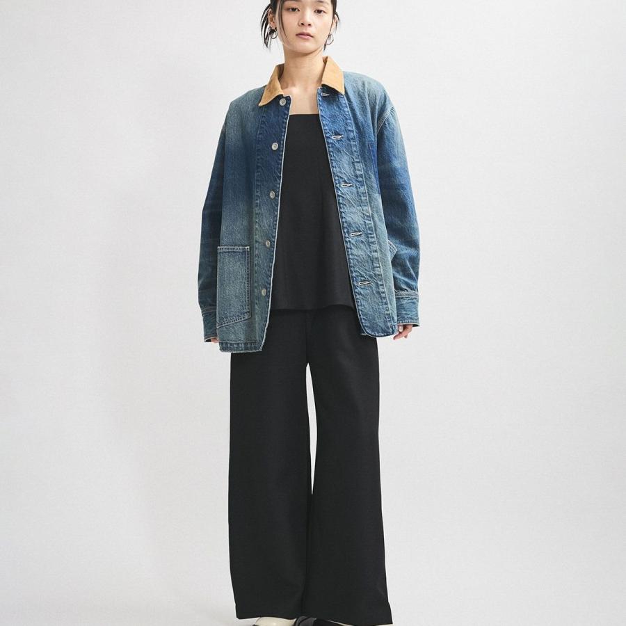 ADAM ET ROPE' 【逸品】・【サステナブル】ペプラムロンパース