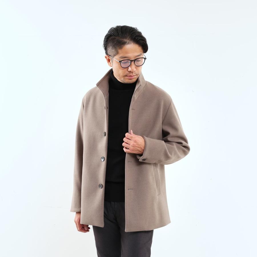MEN'S MELROSE ジャージーメルトンスプリットラグランスタンドショート