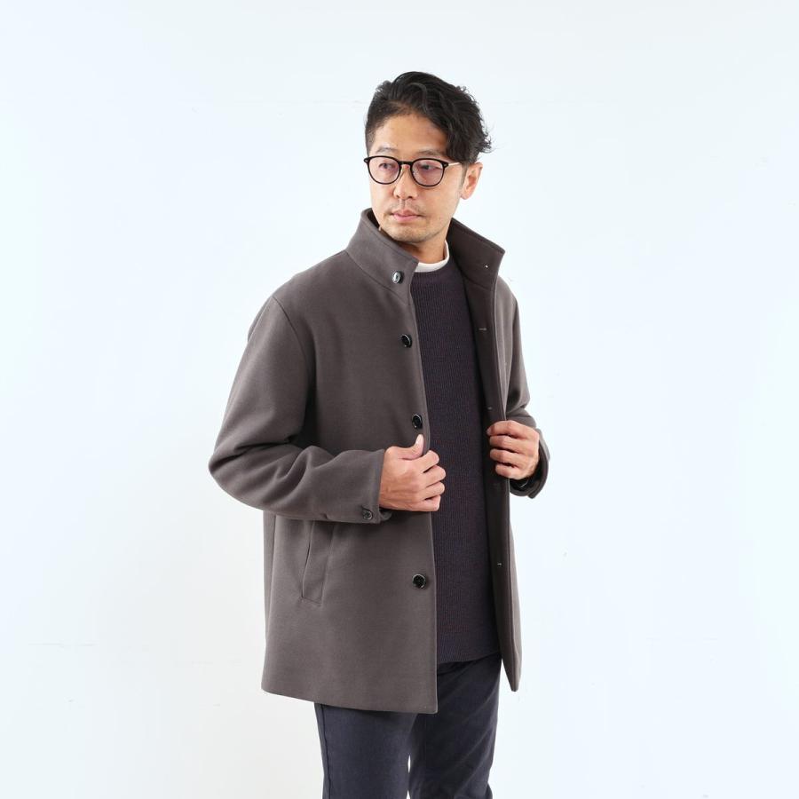 MEN'S MELROSE ジャージーメルトンスプリットラグランスタンドショート