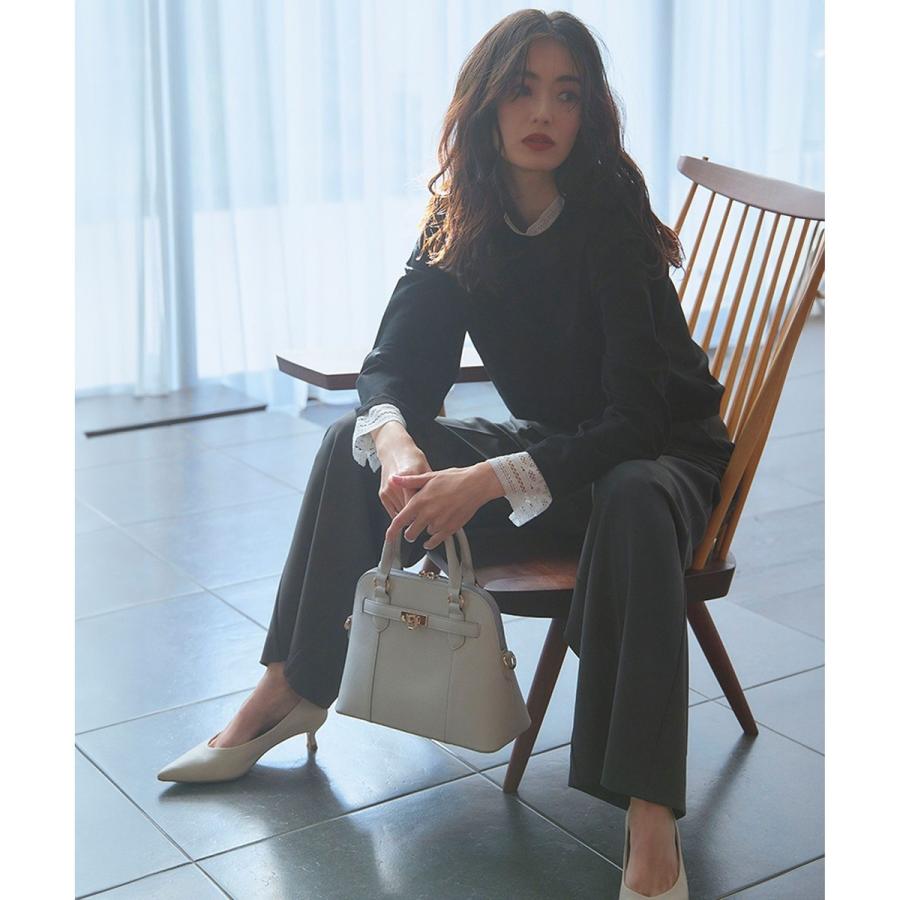 23区 【洗える】ヴィスコースストレッチ レースコンビ ニット : マルイ