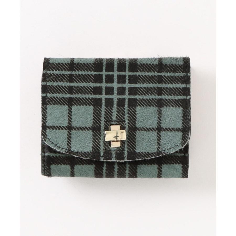 ペルケ perche / ハラコタイプチェック柄3つ折り財布 : マルイ(丸井