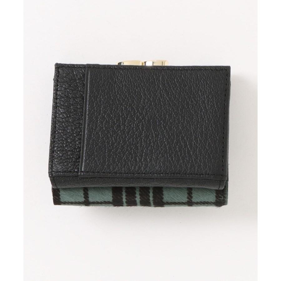 ペルケ（perche’）/ペルケ perche / ハラコタイプチェック柄3つ折り財布 ペルケ perche / ハラコタイプチェック柄3つ折り財布 : マルイ(丸井