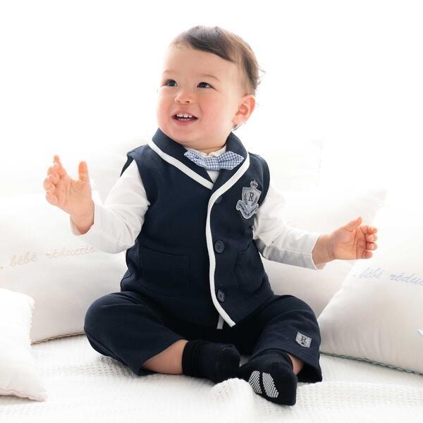 天竺蝶ネクタイTシャツ(70~90cm)_5