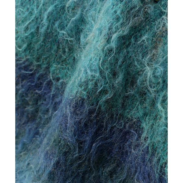 ガーデン YOKE／ヨーク／KID MOHAIR WOOL BRUSHED TREE JAQUARD SWEA