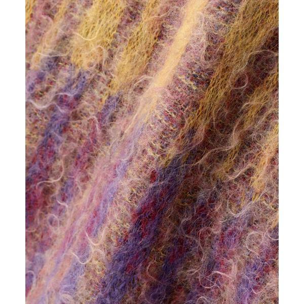 ガーデン YOKE／ヨーク／KID MOHAIR WOOL BRUSHED TREE JAQUARD CARD