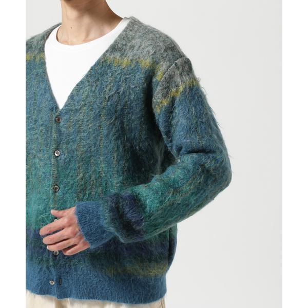 ガーデン YOKE／ヨーク／KID MOHAIR WOOL BRUSHED TREE JAQUARD