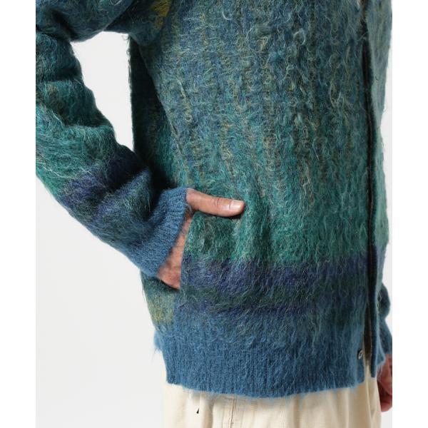 ガーデン YOKE／ヨーク／KID MOHAIR WOOL BRUSHED TREE JAQUARD CARD