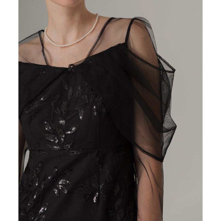 チュールロングスリーブリーフIラインドレス : マルイ(丸井)Yahoo!店