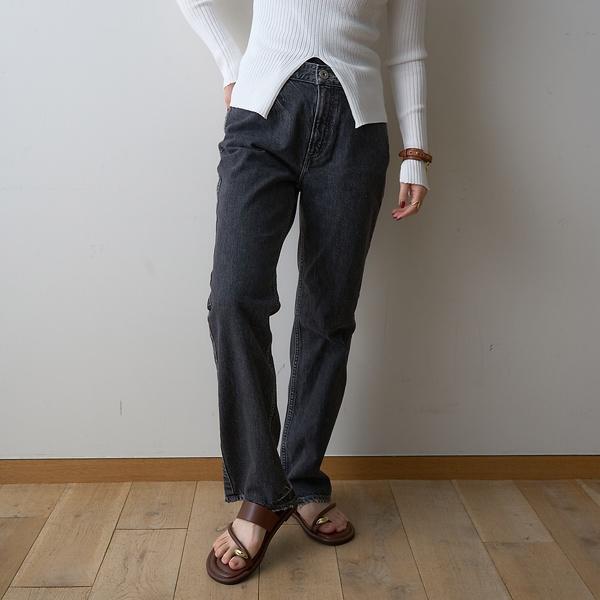 【ブラック】【upper hights/アッパーハイツ】THE ELISA ビットテーパード Rouge vif la cle（ルージュヴィフラクレ） 【upper hights/アッパー