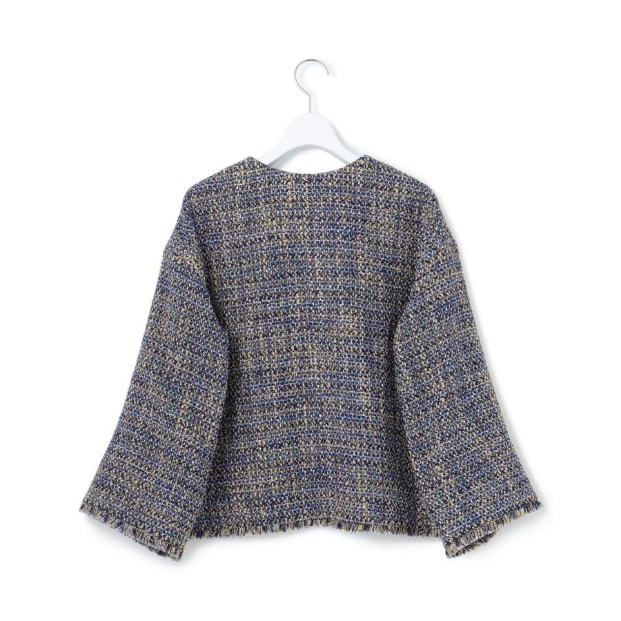 23区 GIOLICA ノーカラー ツイード ジャケット : マルイ(丸井)Yahoo!店