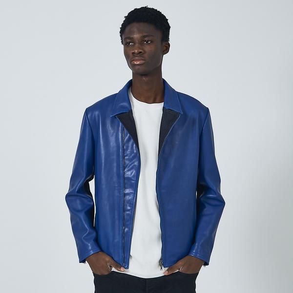 レザー×デニム】セミダブル ライダース ジャケット : マルイ(丸井