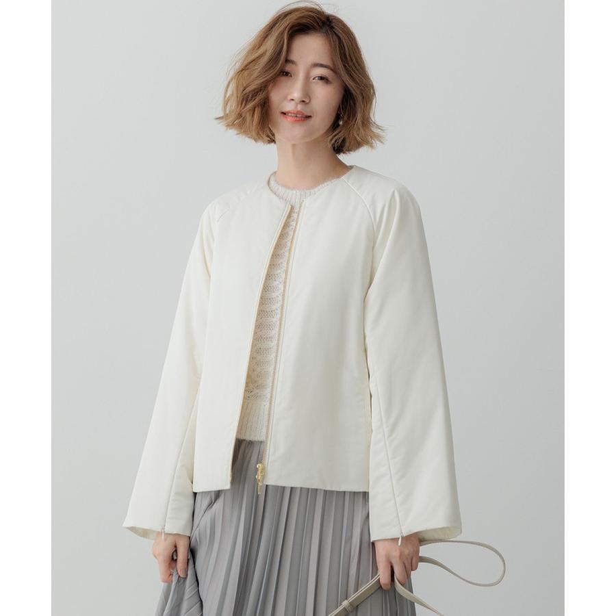 【23区×Oggiコラボ /撥水加工】中綿 パディングタフタ ジャケット 23区（ニジュウサンク） 【23区×Oggiコラボ /撥水加工】中綿