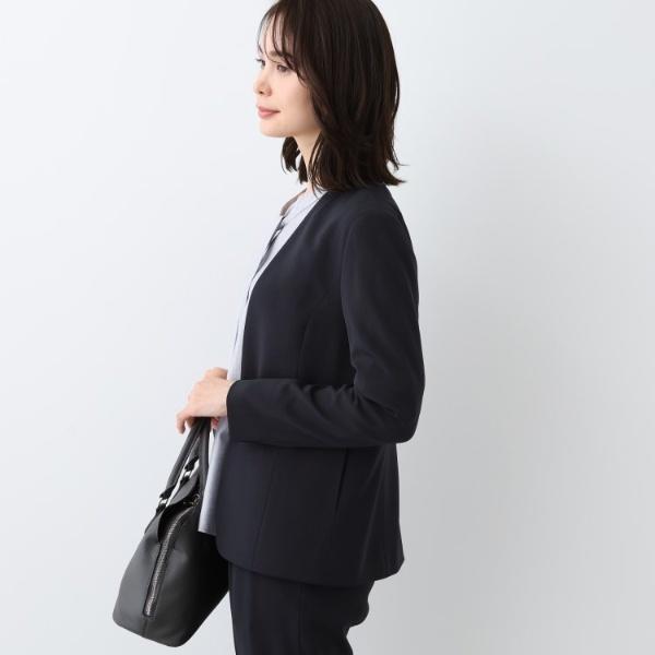 INDIVI（インディヴィ） 【洗える／UVケア／スーツ】ストレッチノー