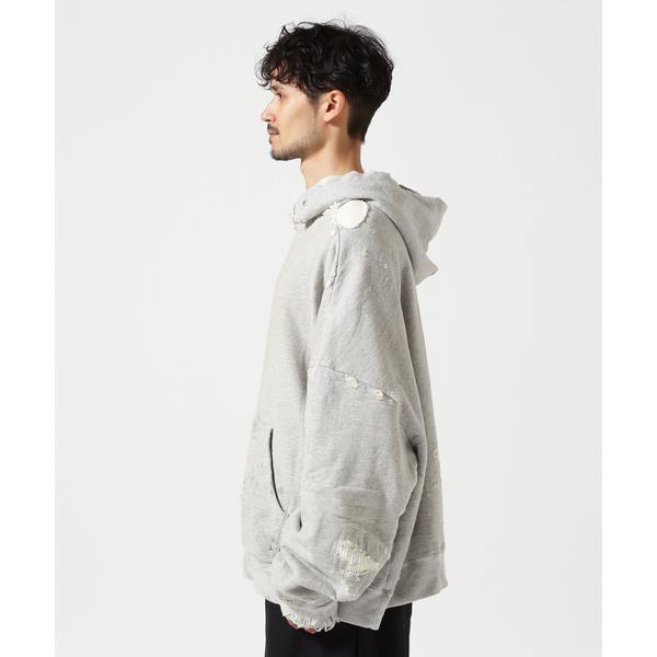 READYMADE／レディーメイド／DOUBLE FACE HOODIE／GREYの画像