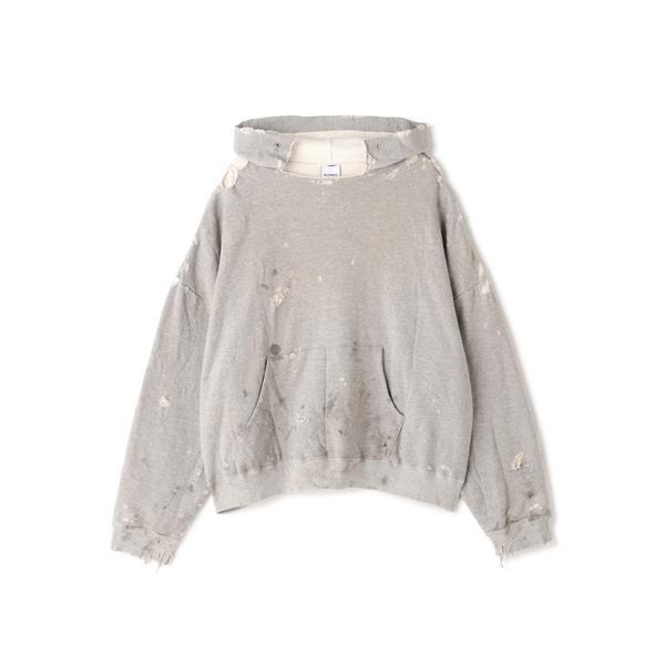 READYMADE／レディーメイド／DOUBLE FACE HOODIE／GREYの画像